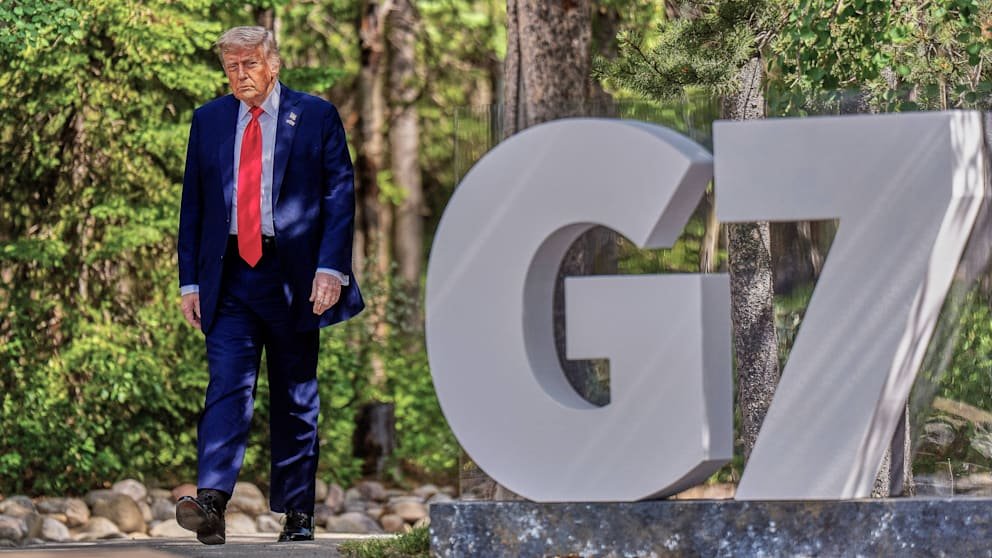 Donald Trump yavuye kare mu nama ya G7 kubera intambara iri hagati ya Israel na Iran