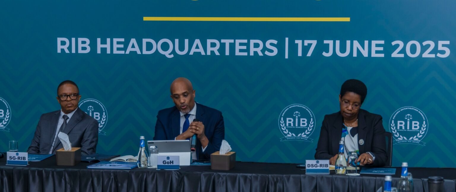 Minisitiri w’ubutabera ayoboye inama yo kuganira kuri Gahunda y’imyaka itanu y’ibikorwa bya RIB