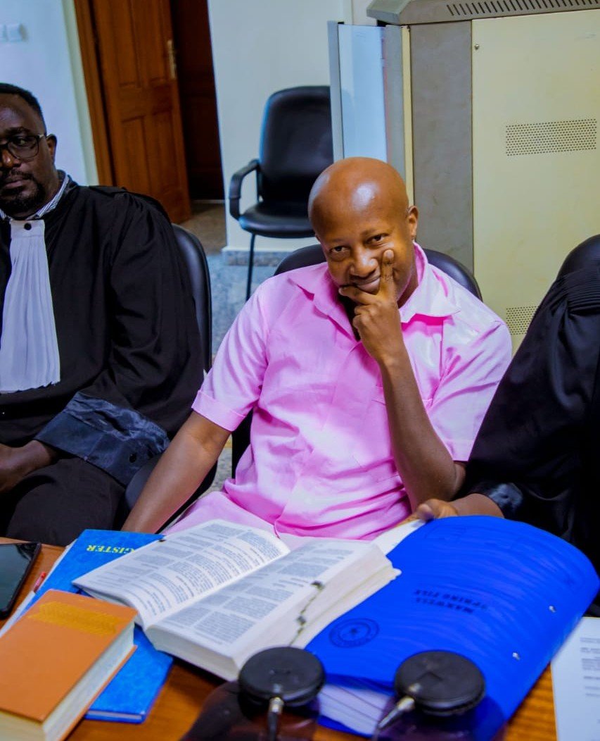 Karasira Aimable Yapfuye  Mbere gato yo Gusohoka muri Gereza.