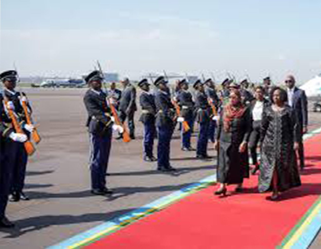 Perezida Samia Suluhu Hassan yitabiriye inama mpuzamahanga i Kigali.